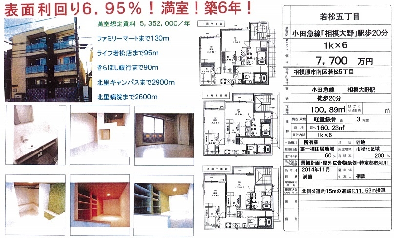 一棟売りアパート図面