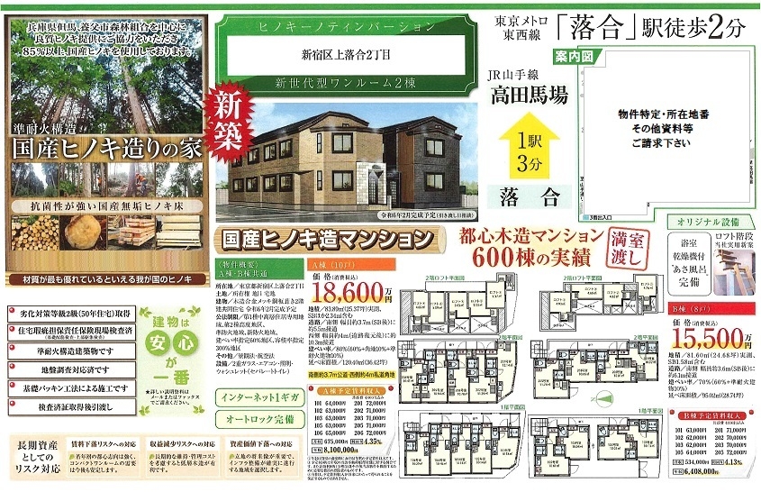 一棟売りアパート図面