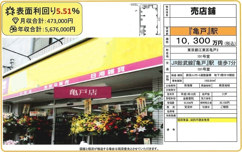売店舗図面