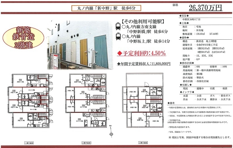 一棟売りマンション図面