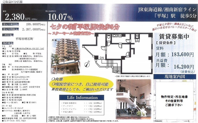 売り店舗図面