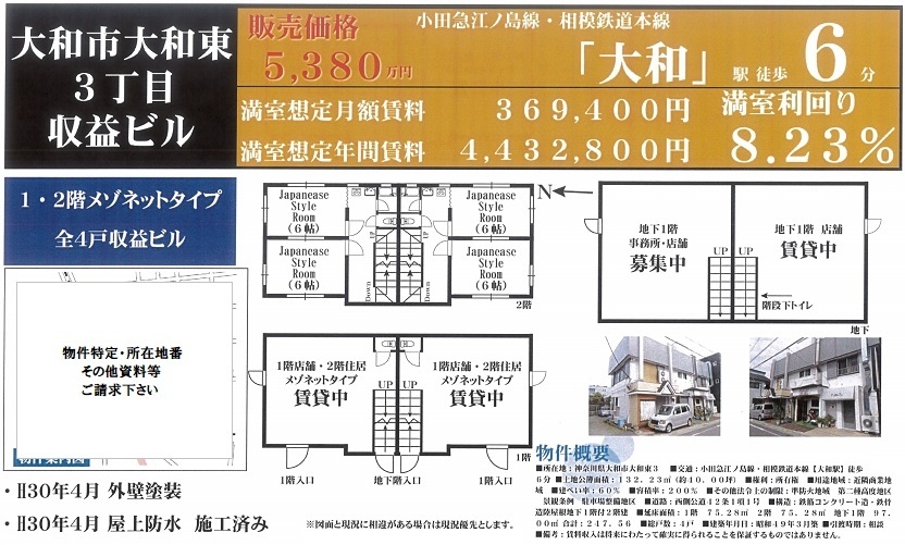 売り店舗図面