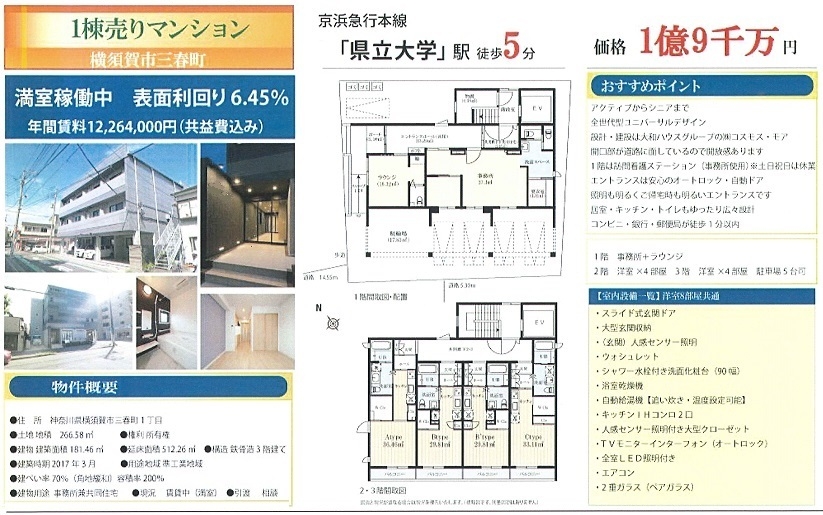 一棟売りマンション図面