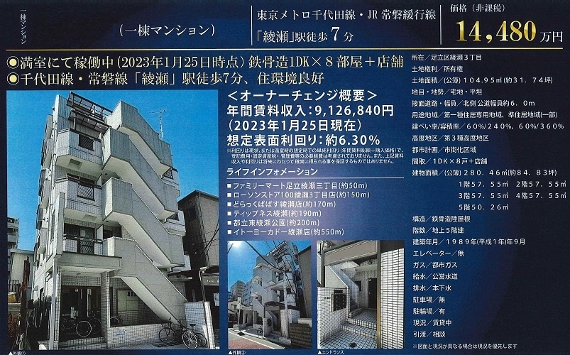一棟売りマンション図面
