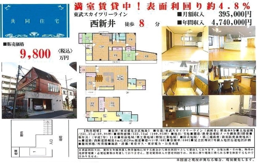 一棟売りマンション図面