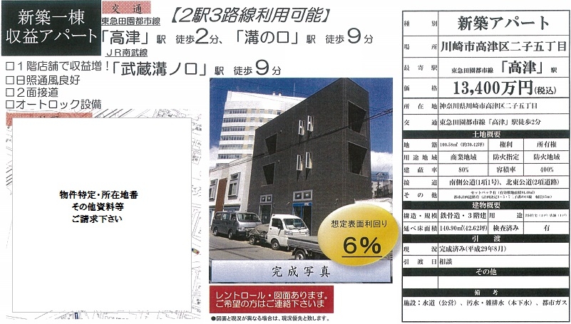 1棟売マンション図面