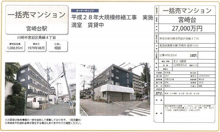 一棟売りマンション図面