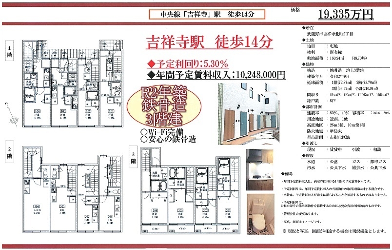 一棟売りマンション図面