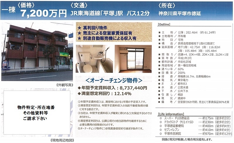 一棟売りマンション図面