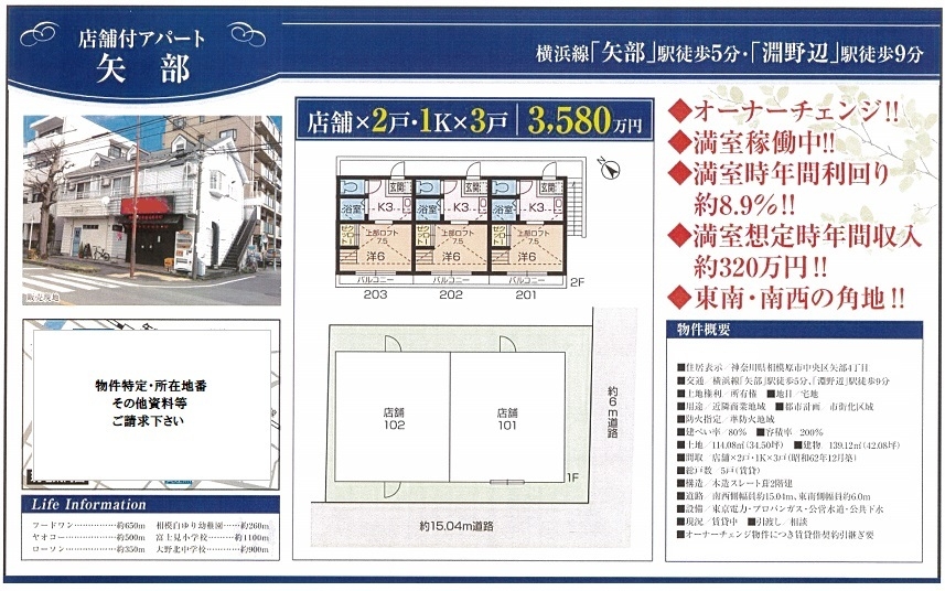 一棟売りアパート図面