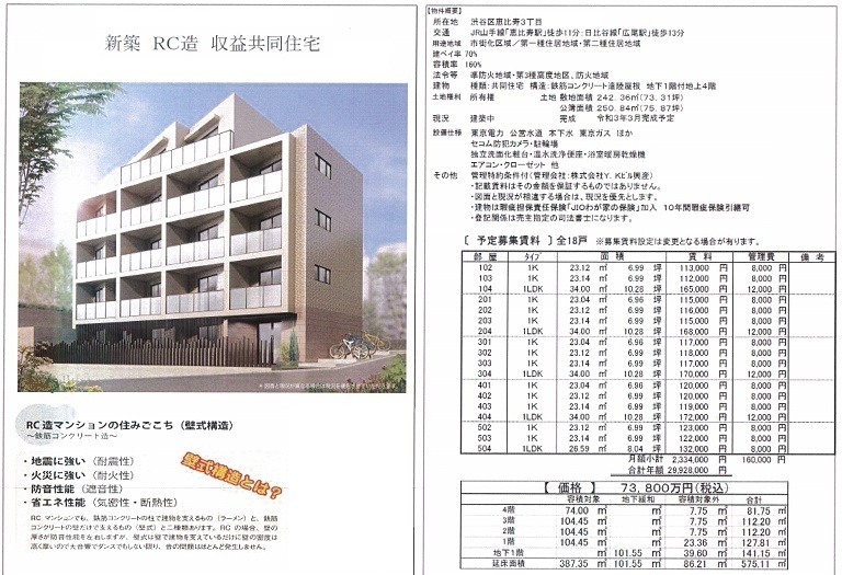 一棟売りマンション図面
